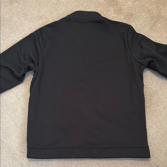 Adidas Golf Black Performance Jacket with Stand-Up Collar - Picture 5 of 5